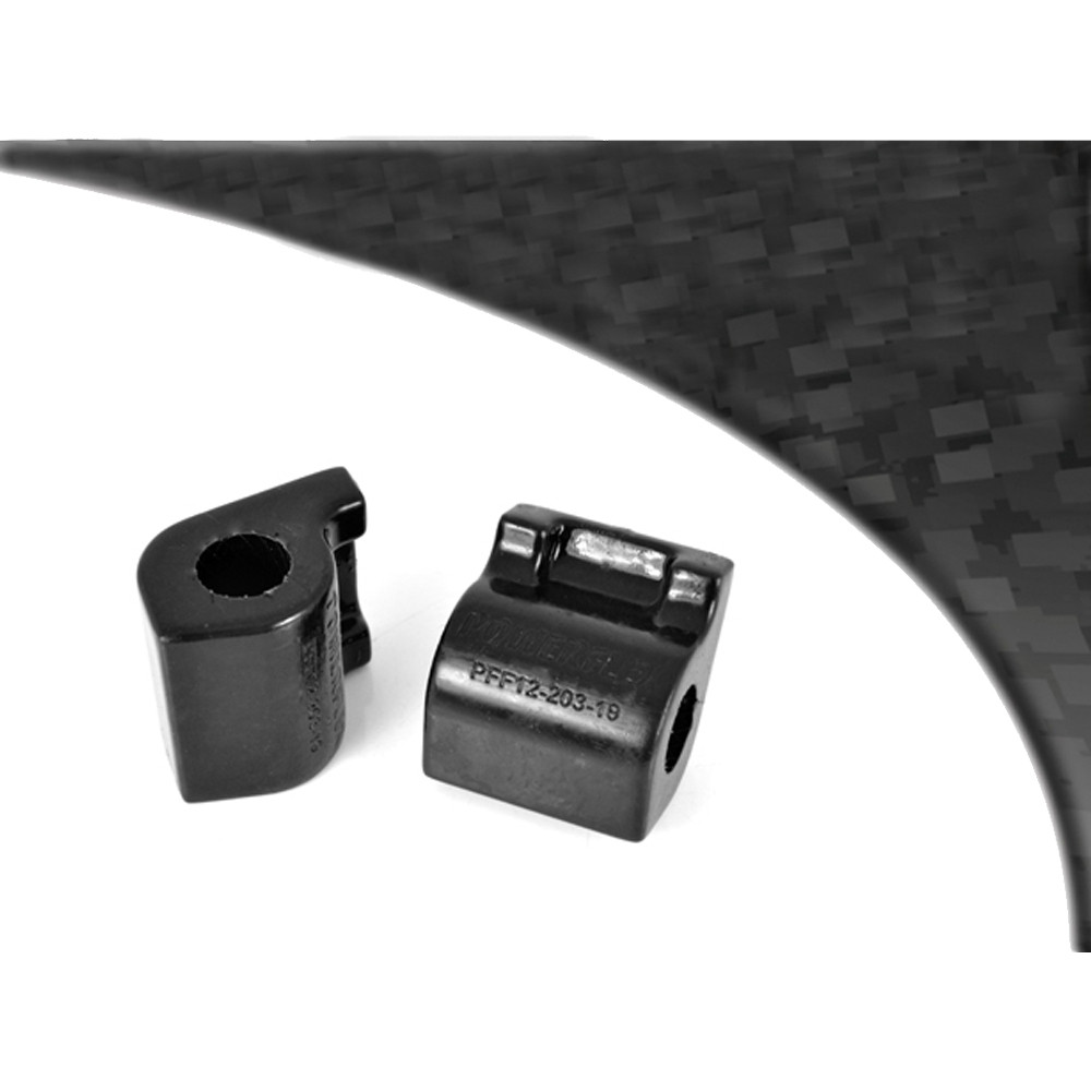 Powerflex bushes for Front Anti Roll Bar Bush 18mm Citroen C2 (2003-2009) - PF-F1220318-2N - PFF12-203-18BLK - 5055676529336