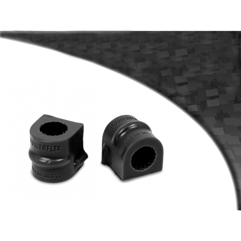 Powerflex bushes for Front Anti Roll Bar Mounting Bush 19.5mm Opel Vectra B (1995 - 2002) - PF-F80303195-2N - PFF80-303-19.5BLK - 5055676535412