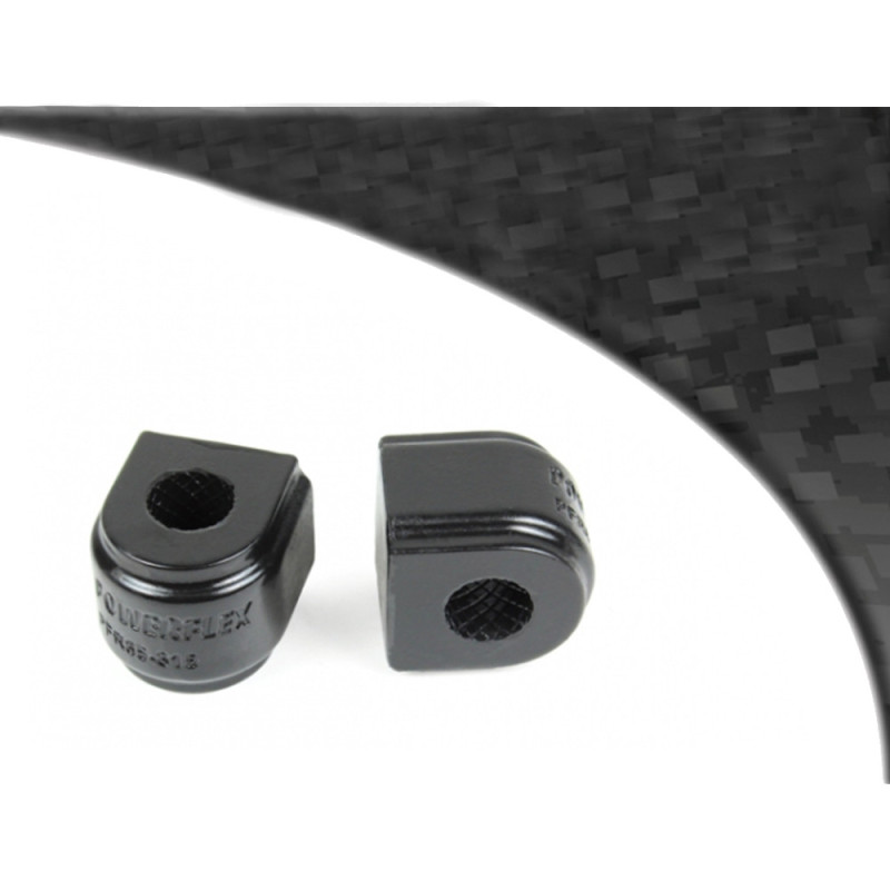 Silent-Bloc Powerflex Black Anti-Rollbar hinten 20.7mm Audi A3 MK3 8V bis 125PS (2013-) - PF-R85815207-2N - PFR85-815-20.7BLK - 5055676536204