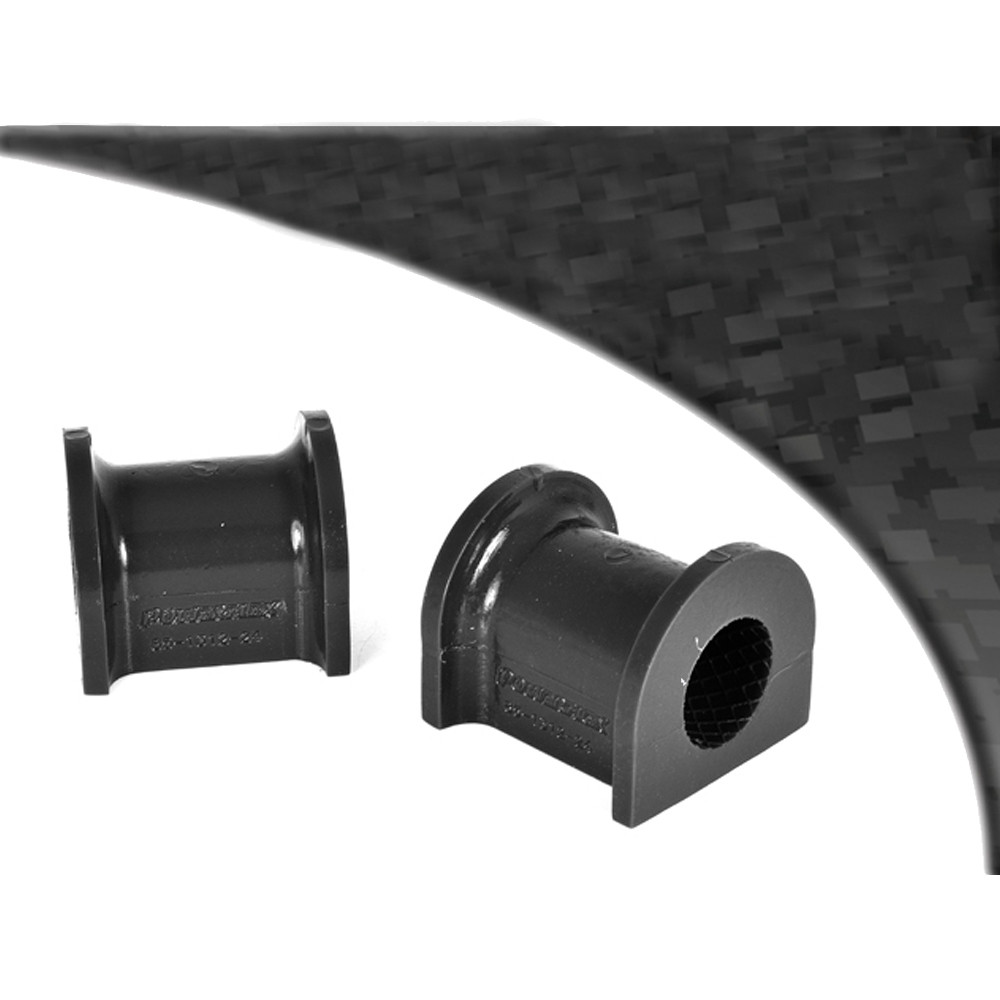 Silent-Bloc Powerflex Black Barre Anti-Roulis Arrière sur Châssis 24mm Volkswagen T5 Transporter inclu 4Motion (2003-2015) - PF-R85131224-2N - PFR85-1312-24BLK - 5055676527318
