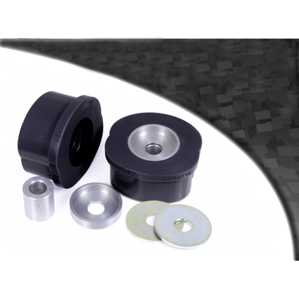 Silent-Bloc Powerflex Black Achsschenkel hinten Audi A4 (2008-2016) - PF-R3714-2N - PFR3-714BLK - 5055676540560