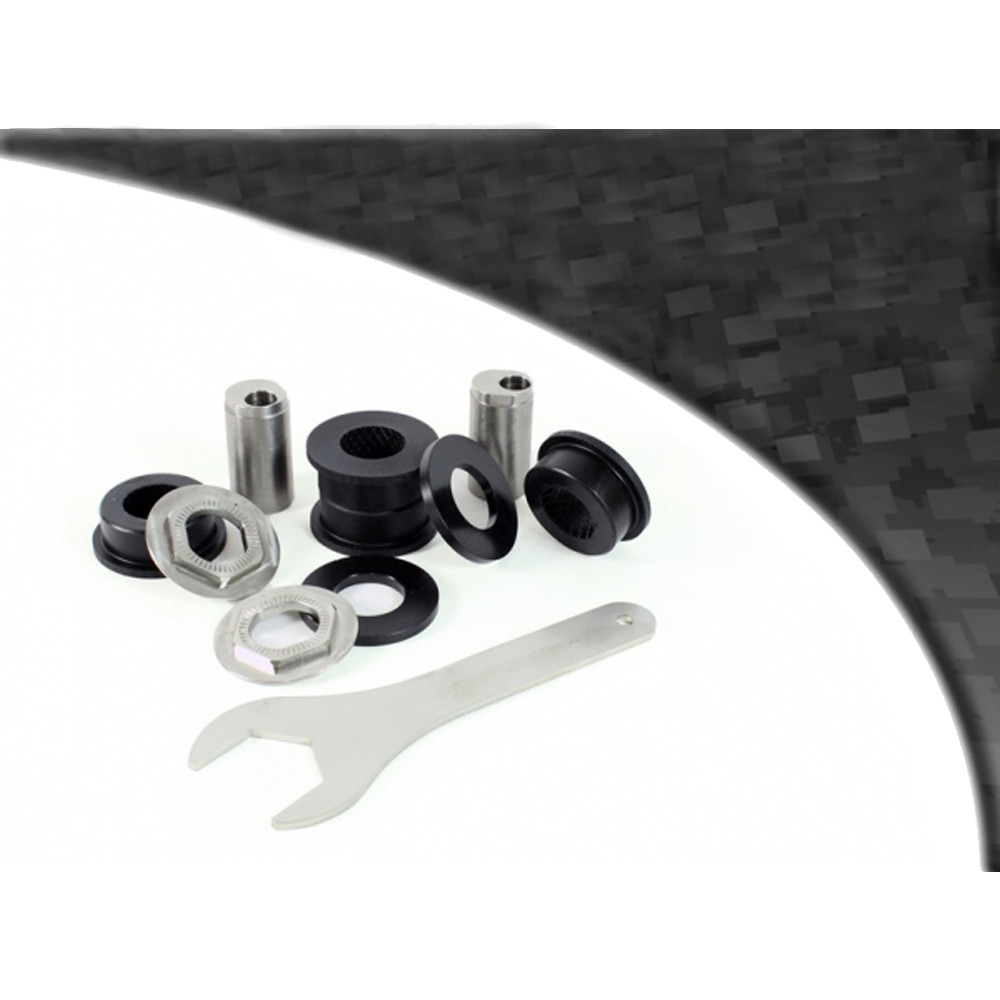 Powerflex Black Boccola Esterna Braccio Posteriore Superiore, Campanatura Regolabile Honda Civic Mk7 incl Type-R (2001-2005) - PF-R25324G-2N - PFR25-324GBLK - 5055676526076