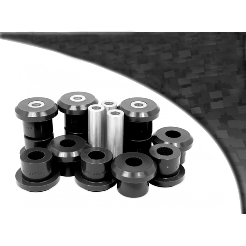Powerflex Black Boccola Foglia Posteriore Sospensione Volkswagen Caddy Mk2 Tipo 9K (1997-2003) - PF-R851410-6N - PFR85-1410BLK - 5055676537355