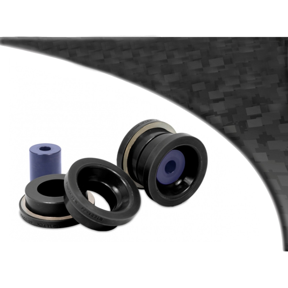 Silent-Bloc Powerflex Black Arrière Berceau Avant Saab 9-3 (2003-2014) - PF-F801231-2N - PFF80-1231BLK - 5055676536365