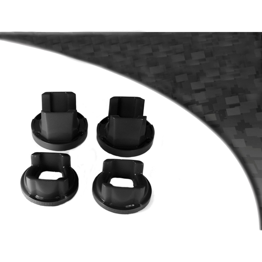 Powerflex bushes for Rear Subframe Rear Mounting Insert BMW E39 Série 5 520 To 530 - PF-R5523-2N - PFR5-523BLK - 5055676529299
