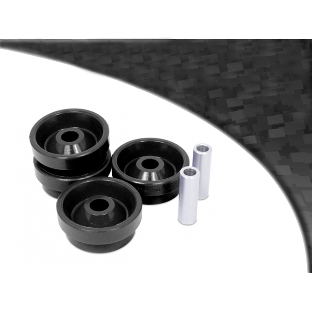 Powerflex Black Boccola Tirante Braccio Posteriore Convergenza Regolabile Audi S3 Mk1 Tipo 8L 4WD (1999-2003) - PF-R3508G-2N - PFR3-508GBLK - 5055676535528