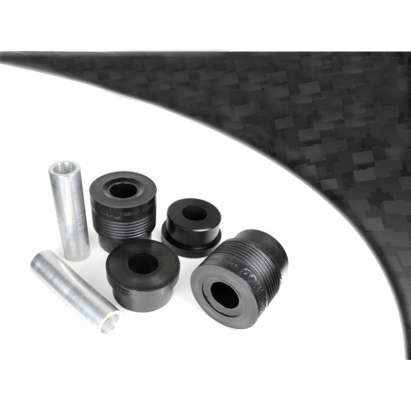 Powerflex Black Boccole Telaietto Posteriore BMW E39 Serie 5 520 a 530 Touring - PF-R5530-4N - PFR5-530BLK - 5055676530097