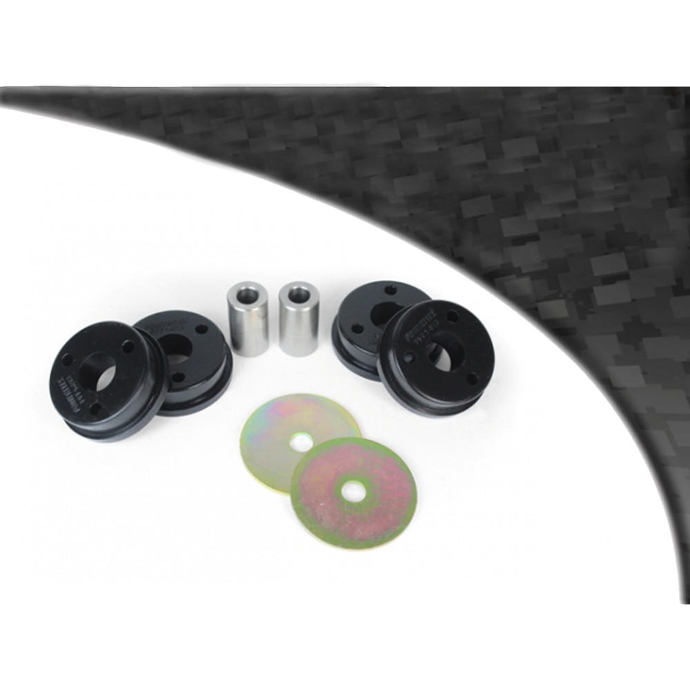 Silent-Bloc Powerflex Black Stabilisator Motorhalterung für V6 nur Alfa Romeo 147 2000-2010, 156 1997-2007, GT 03-2010 - PF-F1813-2N - PFF1-813BLK - 5055676537294
