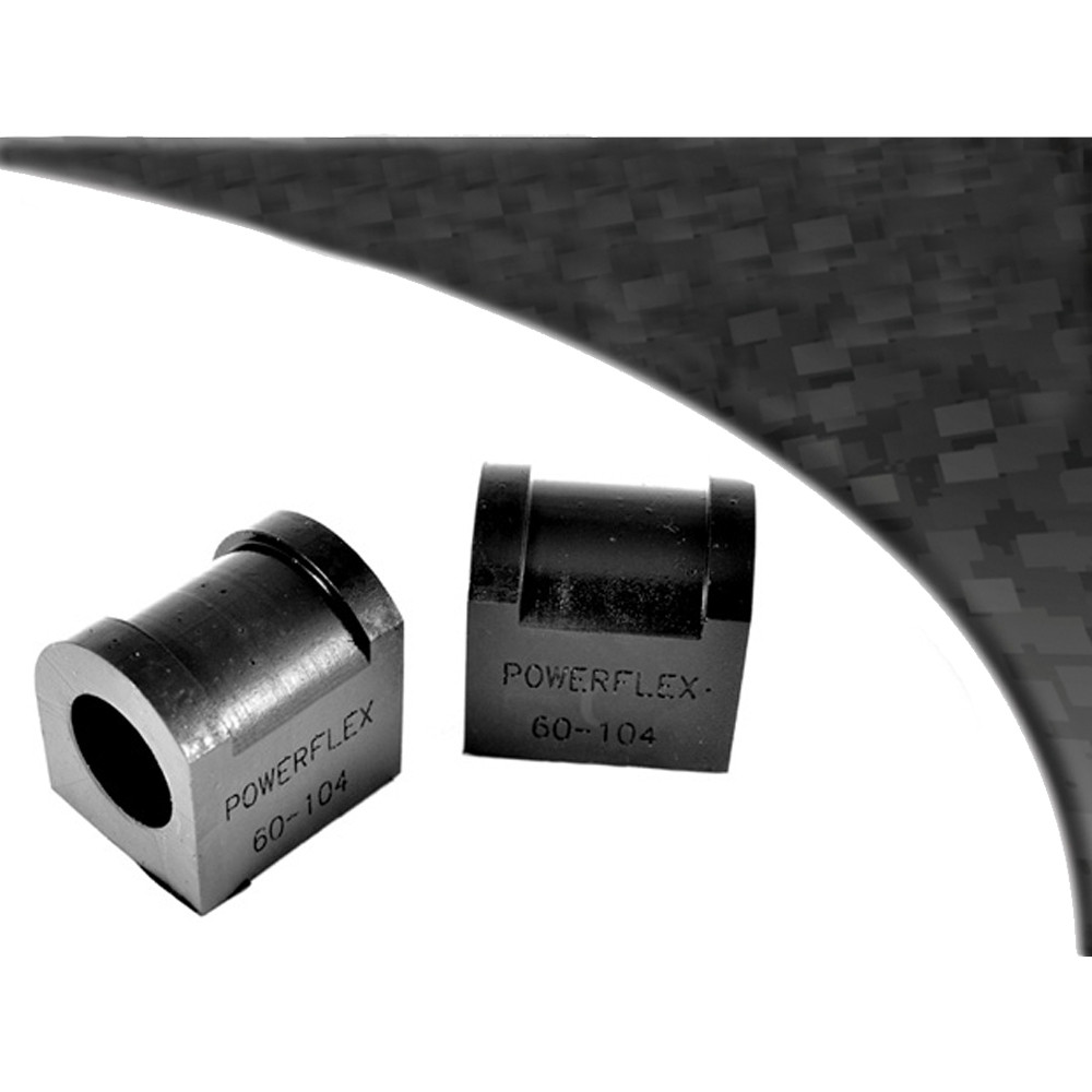Silent Bloc Powerflex Black Anti-Roulis Avant 23mm Renault R5 GT Turbo (2 Pièces) - PF-F60104-2N - PFF60-104BLK - 5055676532626