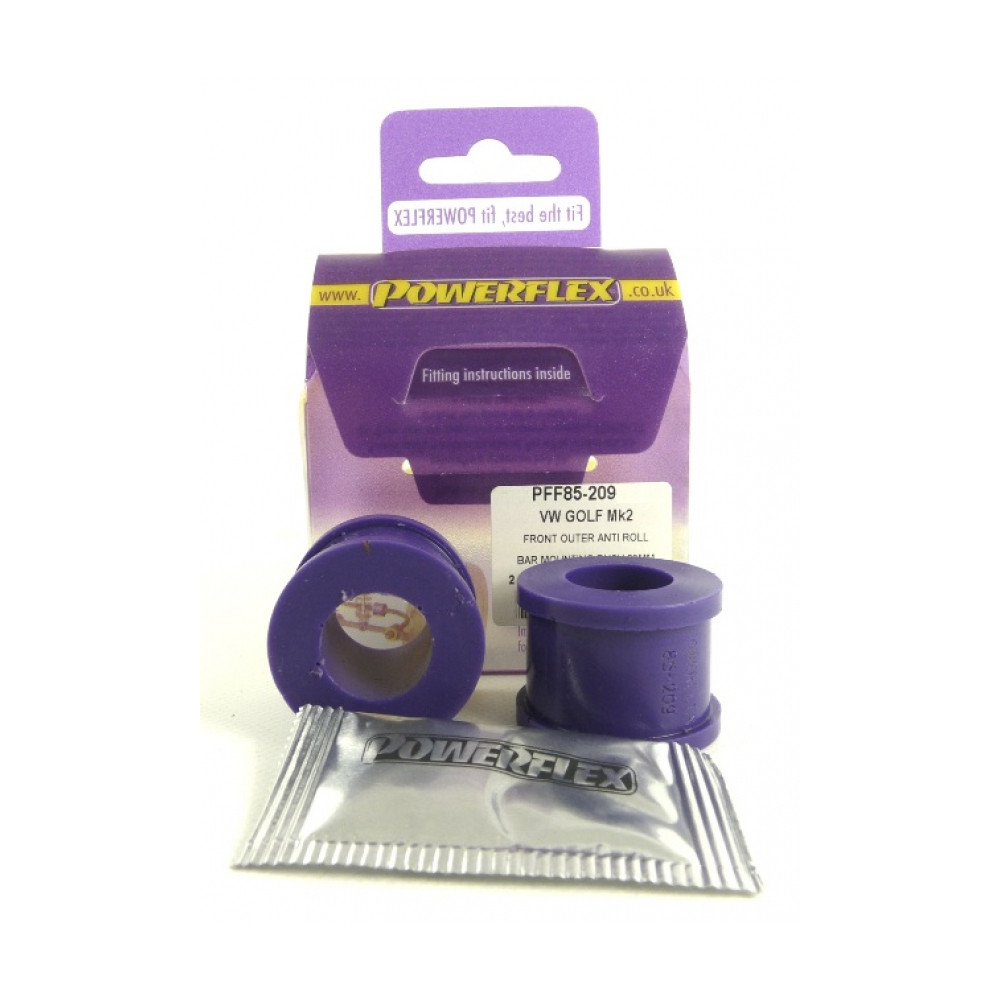 Silent-Bloc Powerflex Barre Anti-Roulis Oeillet 18mm Volkswagen Golf 2 / 3 (2 Pièces) - PF-F85209-2 - PFF85-209 - 5055676510402