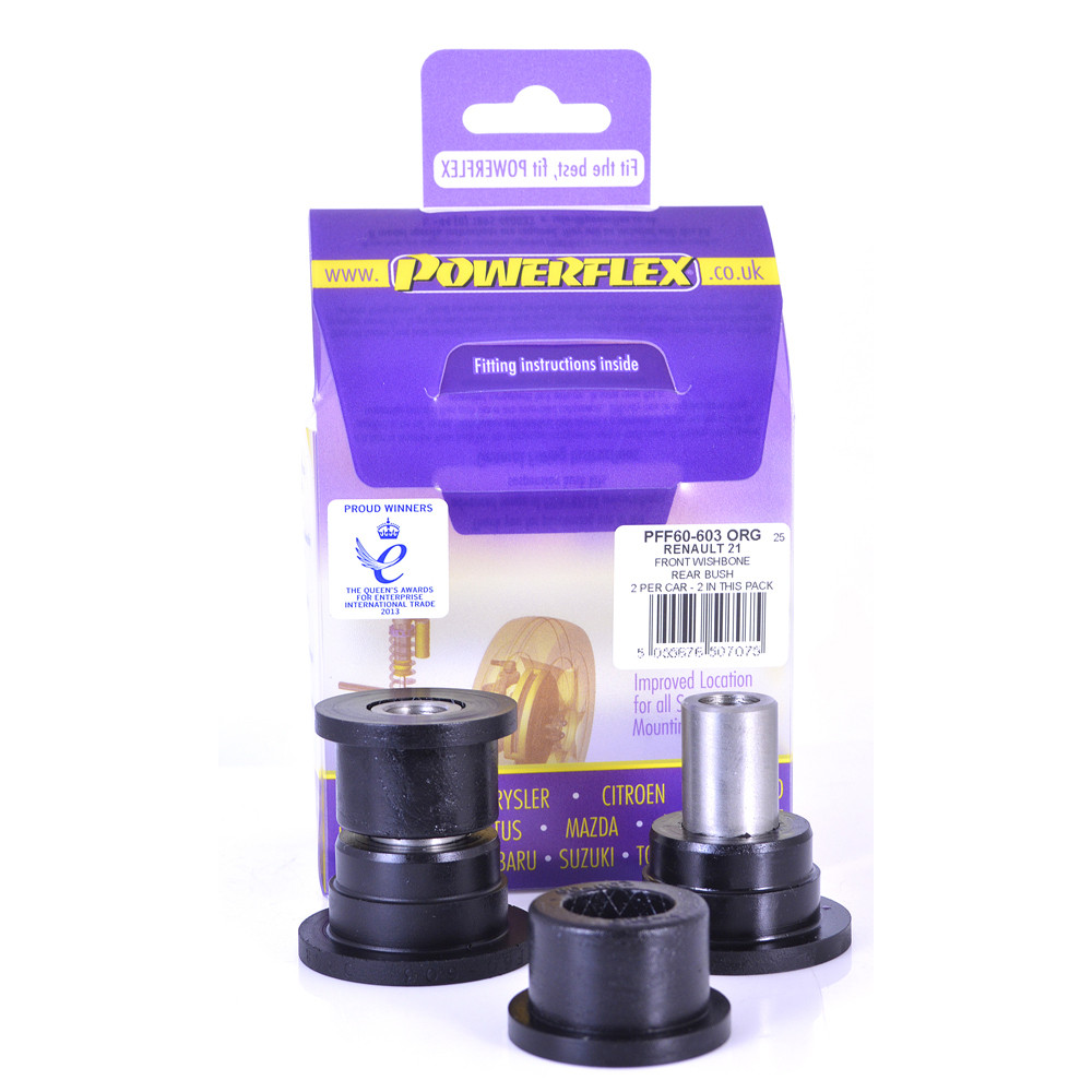 Silent-Bloc Powerflex Triangle Avant Antérieur Renault R21 + Turbo (2 Pièces) - PF-F60603-2 - PFF60-603 ORG - 5055676507075