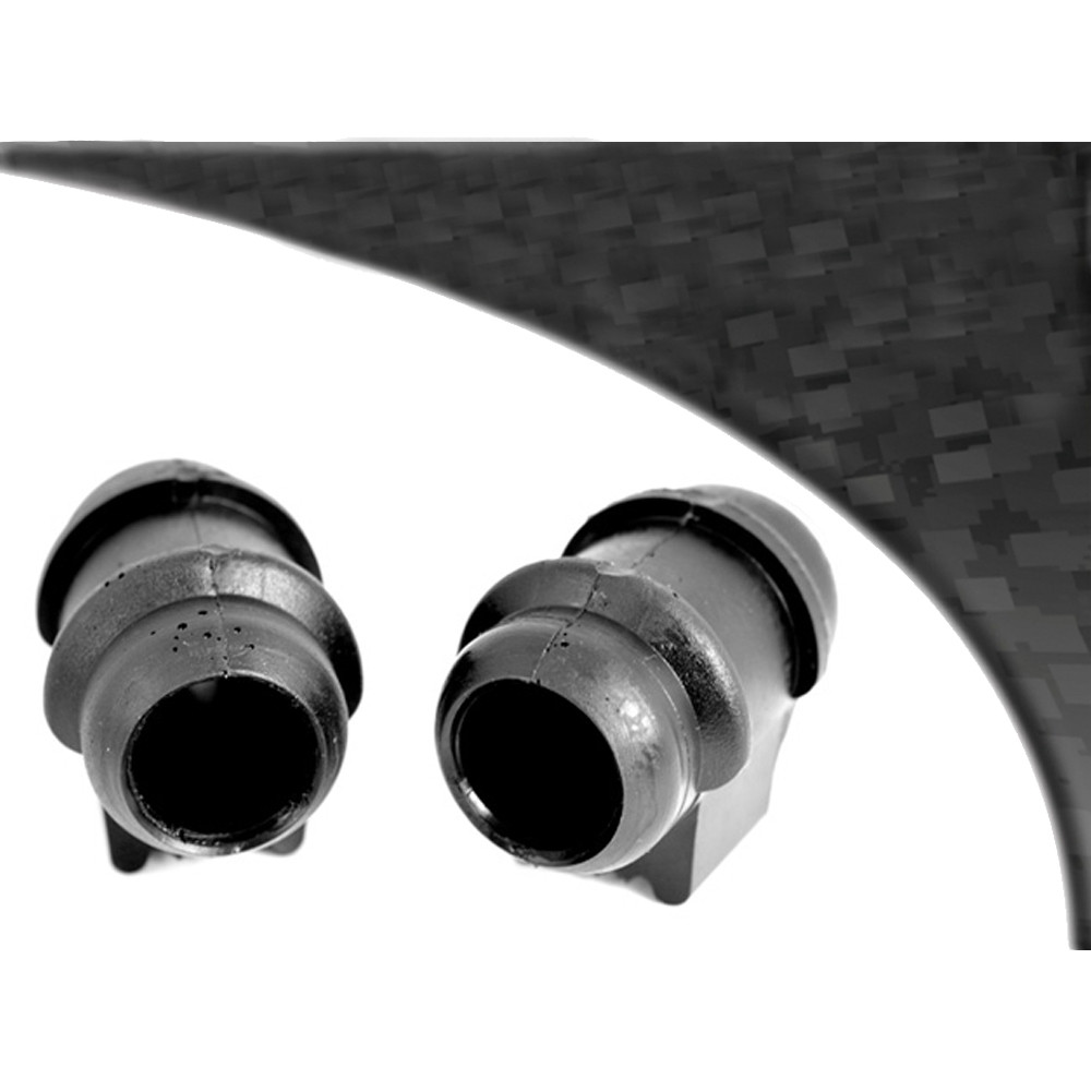 Silent-Bloc Powerflex Black Barra Anti-Rollio Diametro 22mm R19 16S (2 Pezzi) - PF-F6020722-2N - PFF60-207-22BLK - 5055676516343