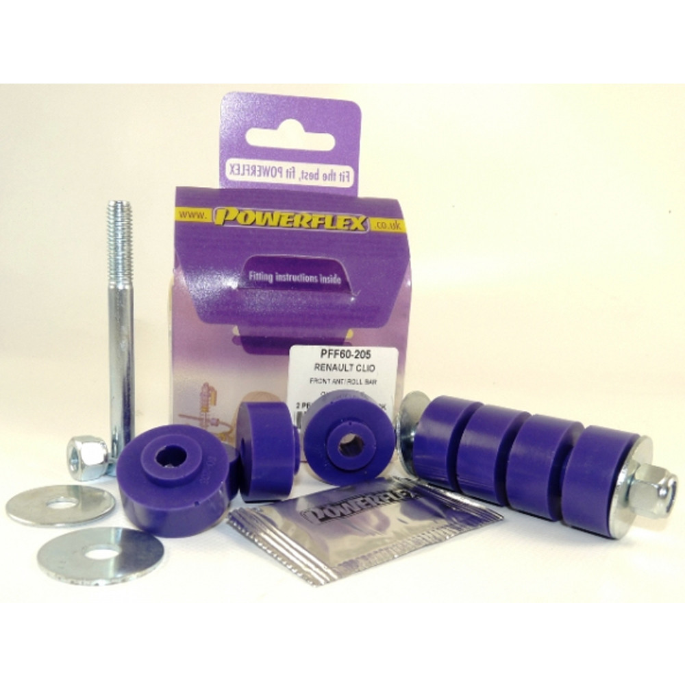 Silent-Bloc Powerflex Barra Anti-Rollio Renault Clio 16S (2 Pezzi) - PF-F60205-2 - PFF60-205 - 5055676506955