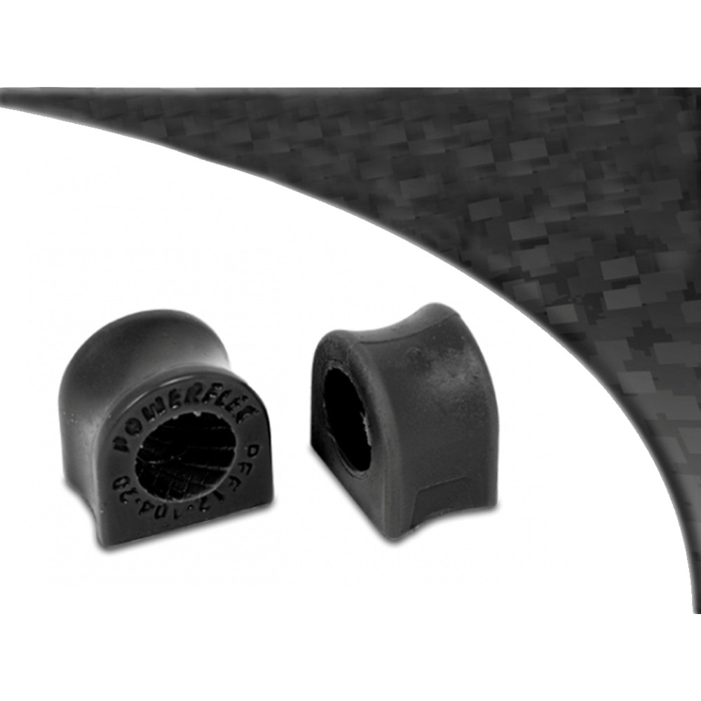 Silent-Bloc Powerflex Black Anti-Roll Bar Front Exterior Citroën AX (2 Stück) - PF-F12104-2N - PFF12-104BLK - 5055676514769
