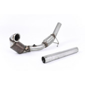 Milltek SSXVW417 Turbo Downfeed with Cata Sport Hi-Flow 200 CPSI Milltek line mount