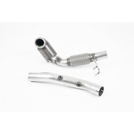 Milltek SSXVW539 Downpipe turbo con Cata Sport Hi-Flow HJS 200 CPSI e bypass FAP Montaggio obbligatorio della linea Milltek