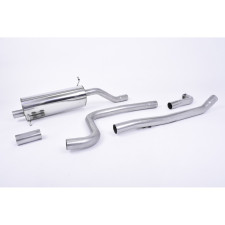 Milltek SSXFD248 Catback Road + without front silencer with rear silencer Twin Jet-90 Carbon tip