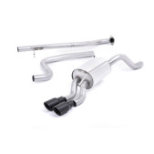 Milltek SSXFD137 Catback senza silenziatore inter Richiede una protezione bassa Fiesta Zetec S Twin GT80 Punta nera Cerakote