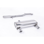 Milltek SSXAU237 Catback senza silenziatore intermedio Dual GT100