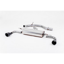 Milltek SSXVW183 Catback senza silenziatore intermedio Dual GT100 Black