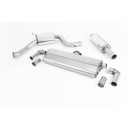 Milltek SSXVW497 Catback mit Inter Schalldämpfer CE-geprüft Dual Mundstück GT100 Milltek SSXVW497 Catback mit Inter Schalldämpfer CE-geprüft Dual Mundstück GT100