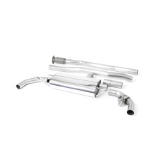 Milltek SSXMZ125 Ligne avec Remplacement FAP avec silencieux arrière avec Valve embout Origine