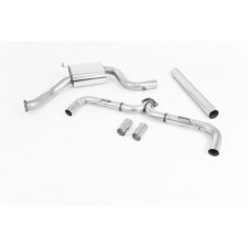 Milltek SSXVW467 Catback Race sans silencieux inter embout Dual GT100 Titane Burnt