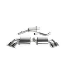 Milltek SSXAU293 Catback with Quad inter-tip silencer
