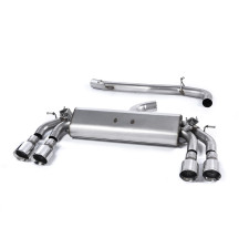 Milltek SSXAU533 Catback sans silencieux inter sans Valve silencieux Arrière embout Quad GT100