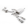 Milltek SSXAU637 Catback with inter silencer CE approved Twin Jet 80 nozzle