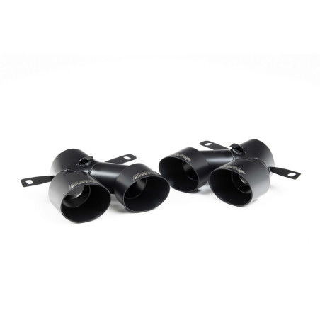 Milltek SSXMZ134 end cap for Milltek line mount Quad Cerakote Black end cap