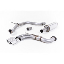 Milltek SSXSE162 Catback with inter silencer CE approved Twin GT80 tip
