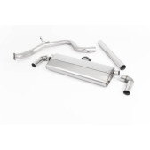 Milltek SSXSE211 Catback senza silenziatore anteriore senza silenziatore posteriore Oval inter-tip