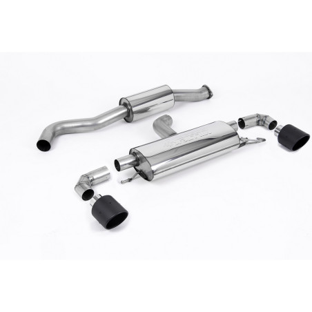 Milltek SSXTY126 FAP Back con silenziatore intermedio omologato CE - Puntale in carbonio Jet-115