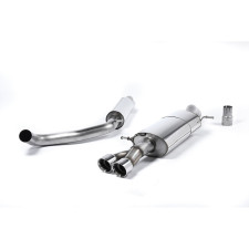 Milltek SSXVW322 Catback mit Schalldämpfer und Twin GT80 Mundstück