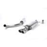 Milltek SSXVW322 Catback mit Schalldämpfer und Twin GT80 Mundstück