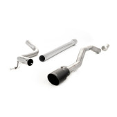 Milltek SSXVW484 Catback without inter-tip silencer GT90 Cerakote Black