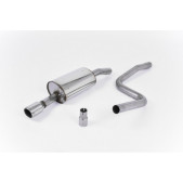 Milltek SSXFD013 Catback senza silenziatore intermedio ST150 montaggio inferiore Ugello Jet 90