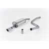 Milltek SSXFD013 Catback senza silenziatore intermedio ST150 montaggio inferiore Ugello Jet 90