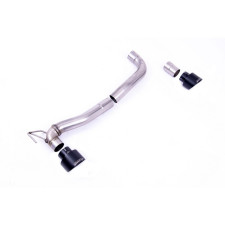 Miscellaneous - Maxton Designs Dual Outlet Upgrade Kit only for Existing Milltek Sport GPF Back Systems with GT-100 Black Trims