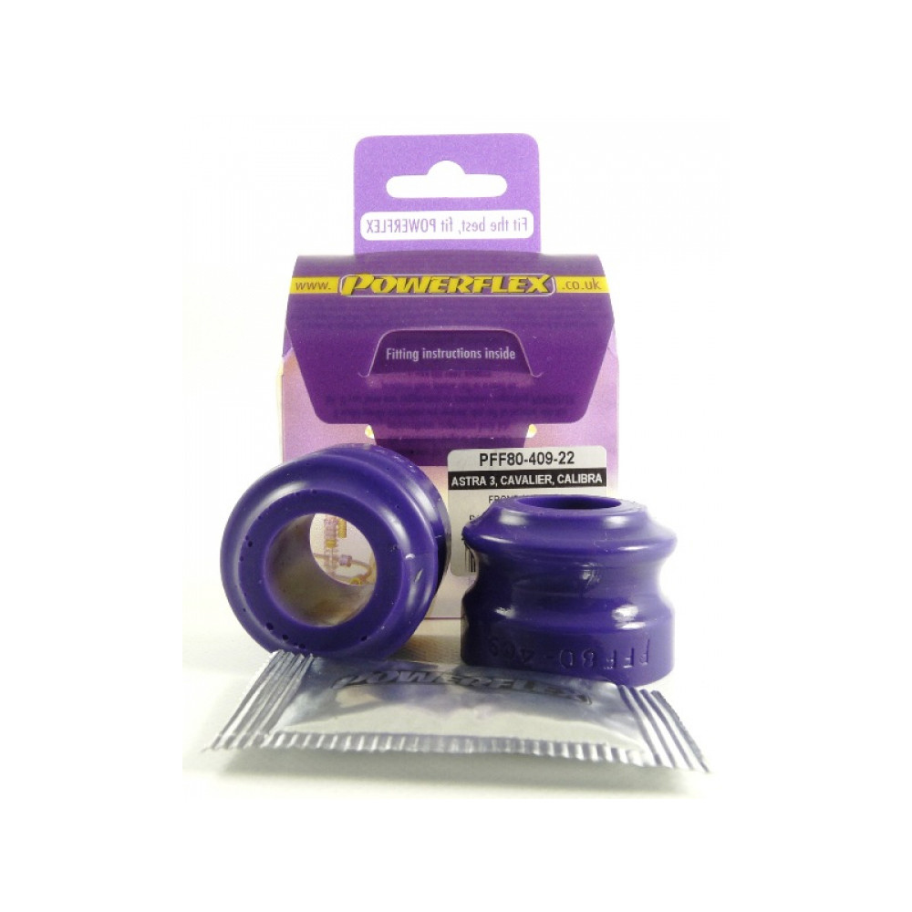 Silent-Bloc Powerflex Barre Anti-Roulis Diamètre 22 Opel Astra / Opel Vectra (2 Pièces) - PF-F8040922-2 - PFF80-409-22 - 5055676509840