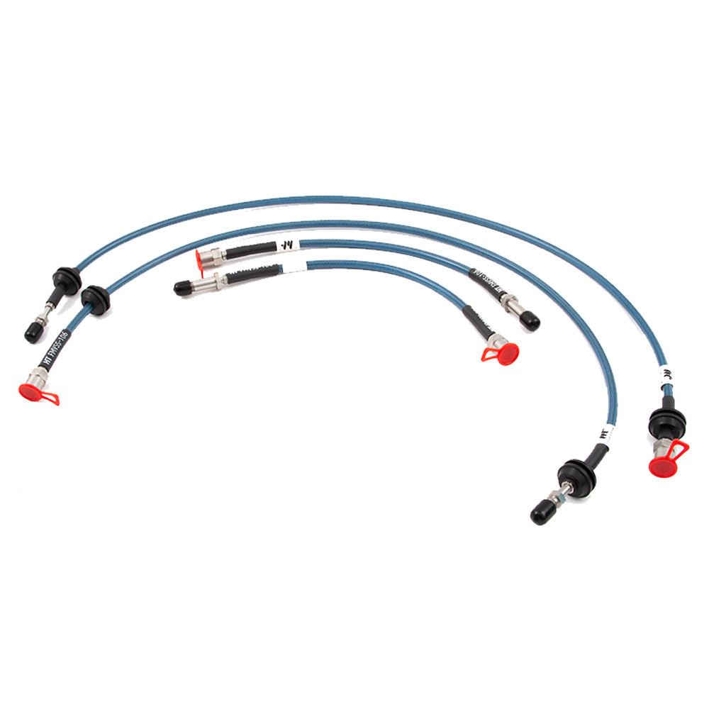 Kit de flexibles de frein Forge BMW i8 - FO-SBHBM4I8.RT - SBH-BM-4-I8-TRA COLOUR: TRANSPARENT RED