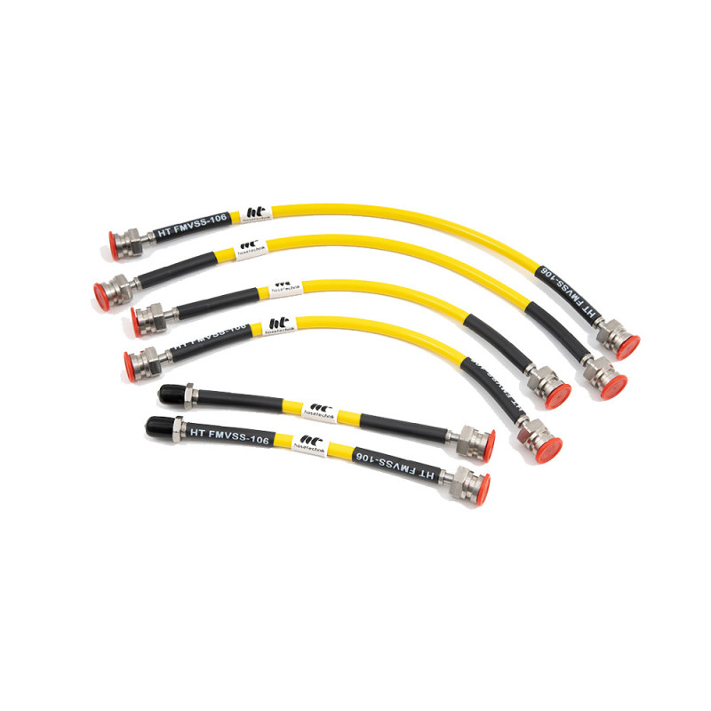 Forge brake hoses kit Alfa Romeo Giulia Quadrifoglio V6 - FO-HTALF6141.TRP - HT-ALF-6-141-CLEAR / PLAIN TRANSPARENT