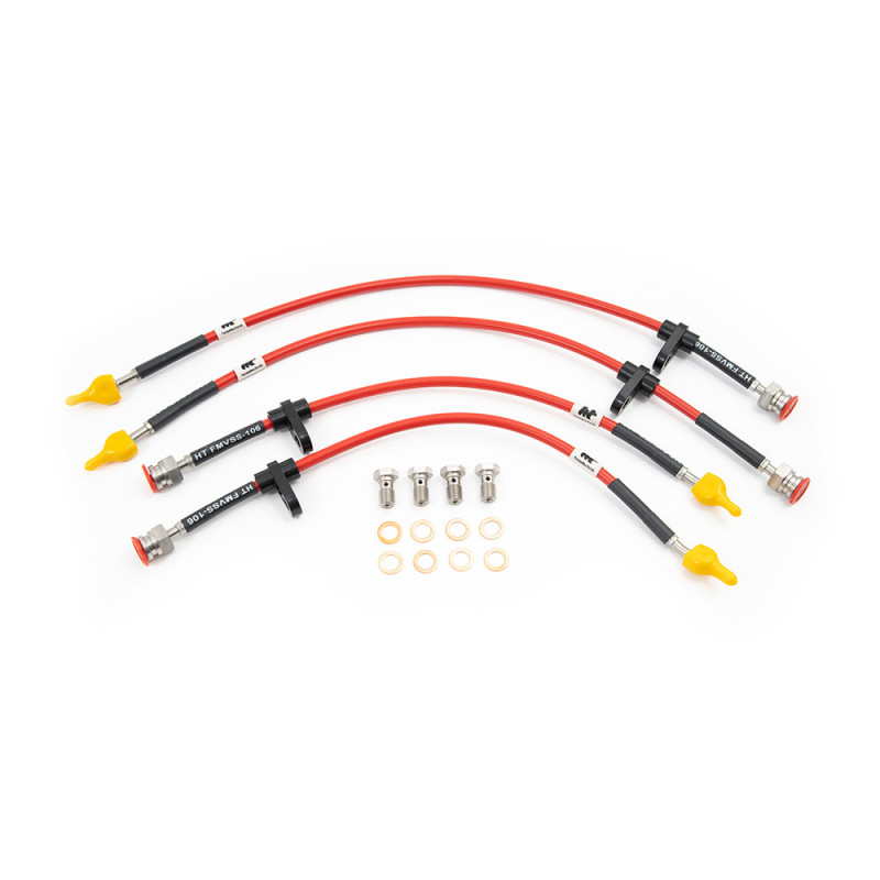 Forge brake hoses for the Ford Puma ST - FO-FOR-4-500.TRP - FOR-4-500-CLEAR / PLAIN TRANSPARENT