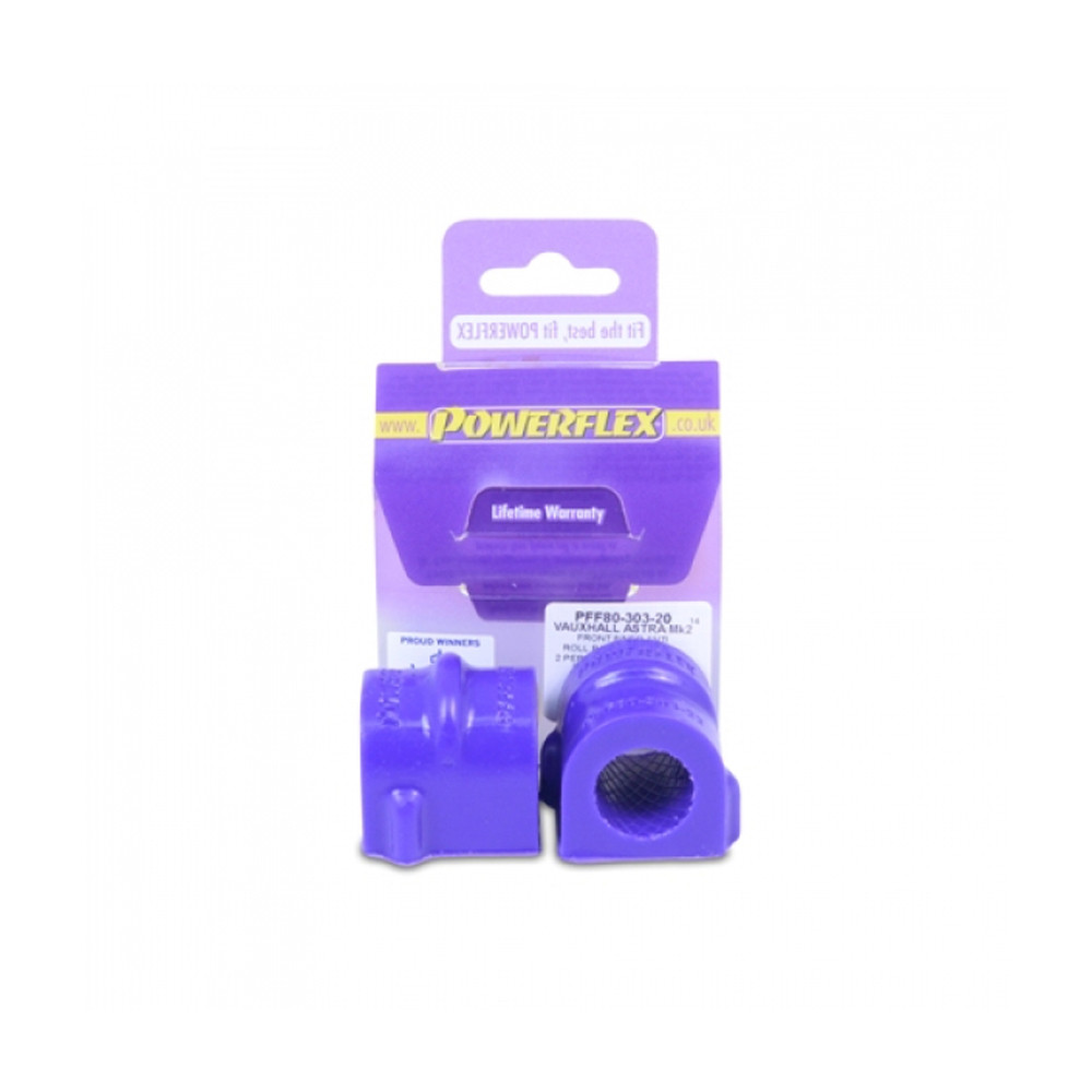 Silent-Bloc Powerflex Anti-Roll-Stange Durchmesser 20mm Opel Kadett E (2 Stück) - PF-F8030320-2 - PFF80-303-20 - 5055676509703