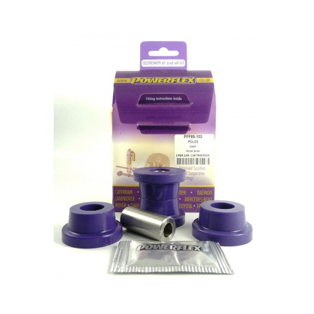 Powerflex Bushing Front Inner Wishbone Bush Volkswagen Polo (2 Pieces) - PF-F85103-2 - PFF85-103 - 5055676510297