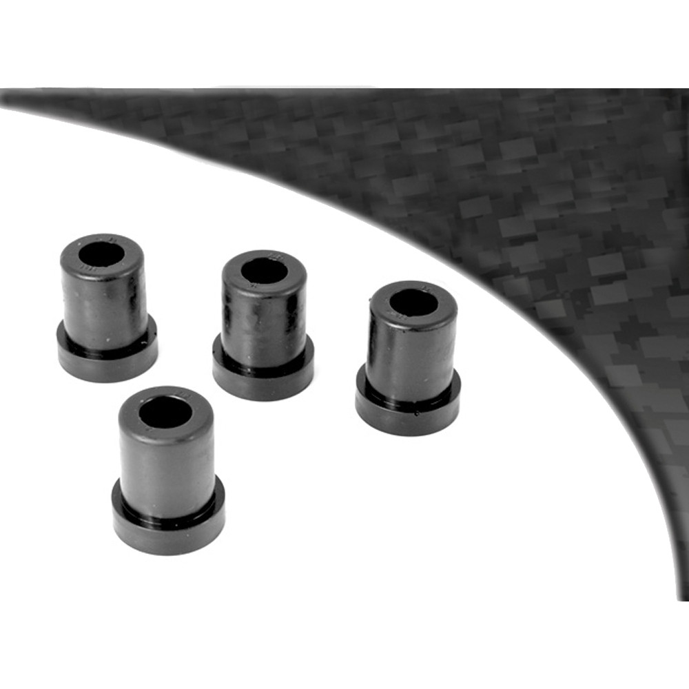 Powerflex Bushing Black Leaf Spring Shackle Mount Ford Escort MK1 (4 Pieces) - PF-R191414-4N - PFR19-1414BLK - 5055676513151