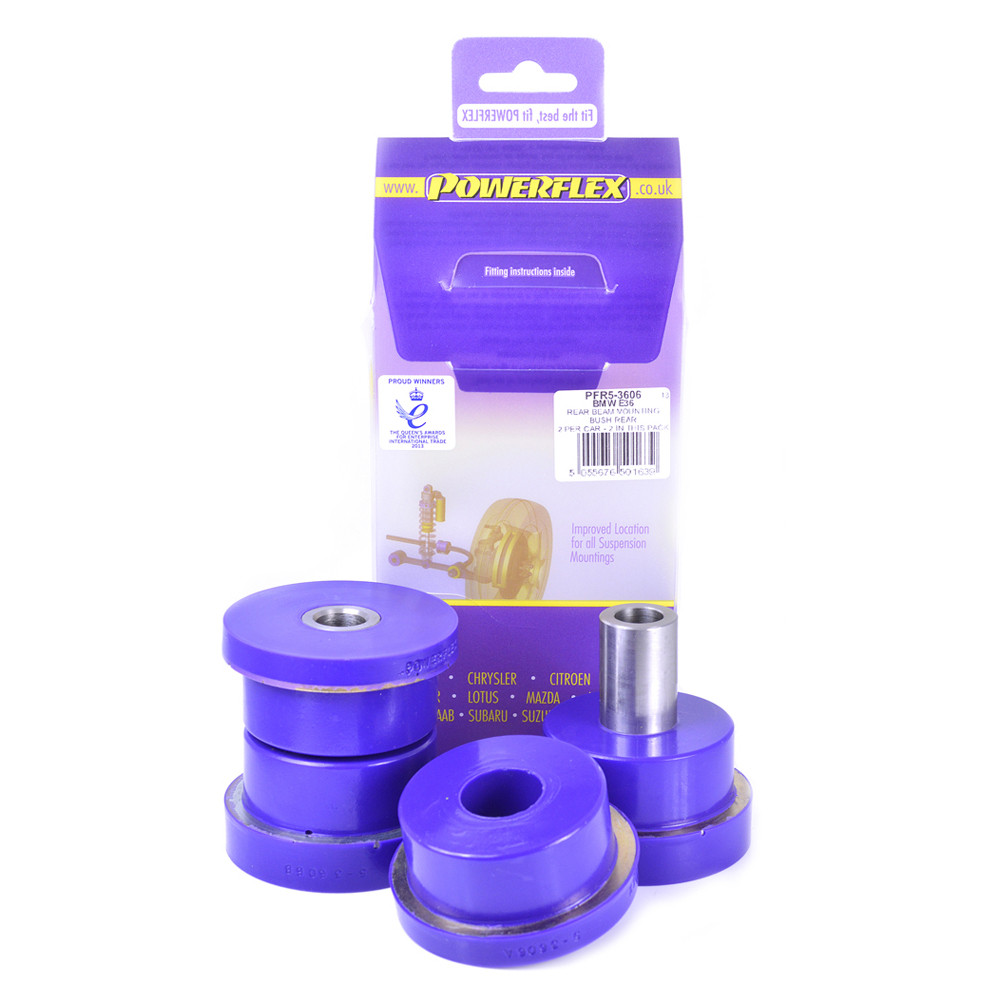 Silent-Bloc Powerflex Superiore Anteriore di ponte Posteriore BMW E36 (2 Pezzi) - PF-R53606-2 - PFR5-3606 - 5055676501639