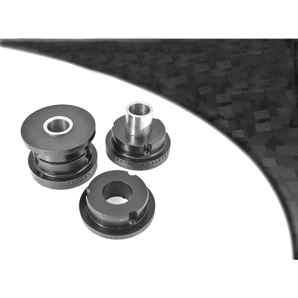 Silent-Bloc Powerflex Black Triangle Vorderrad Saab 9000 (2 Stück) - PF-F66101-2N - PFF66-101BLK - 5055676522108