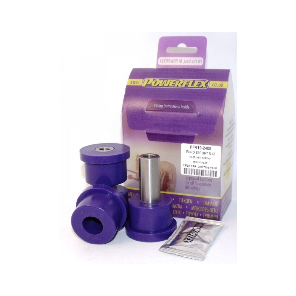 Silent-Bloc Powerflex Lame Arrière Ford Escort MK1 / MK2 (2 Pièces) - PF-R192409-2 - PFR19-2409 - 5055676503312